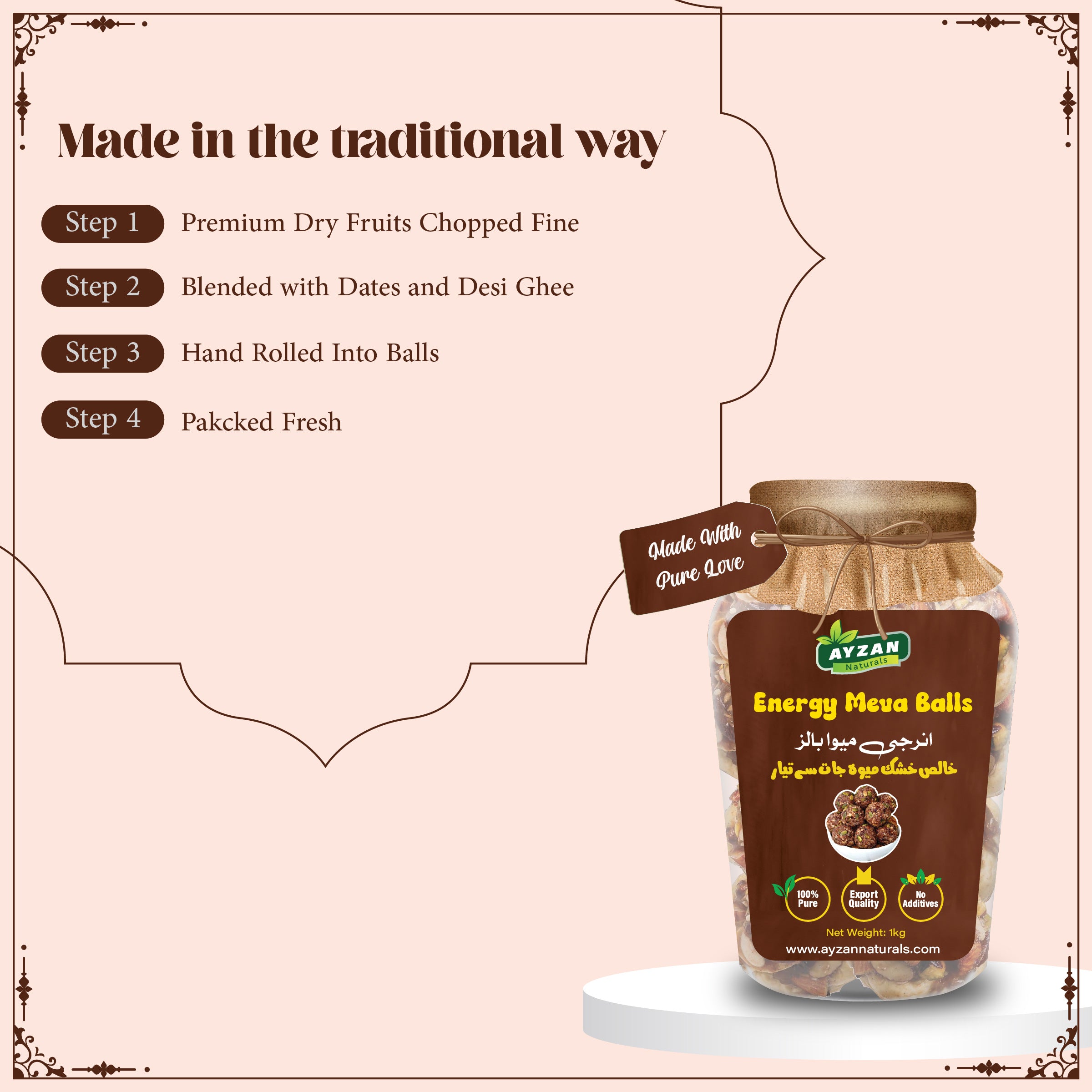 Energy Meva Balls – Premium Dry Fruit Laddu for Strength & Immunity | 100% Pure