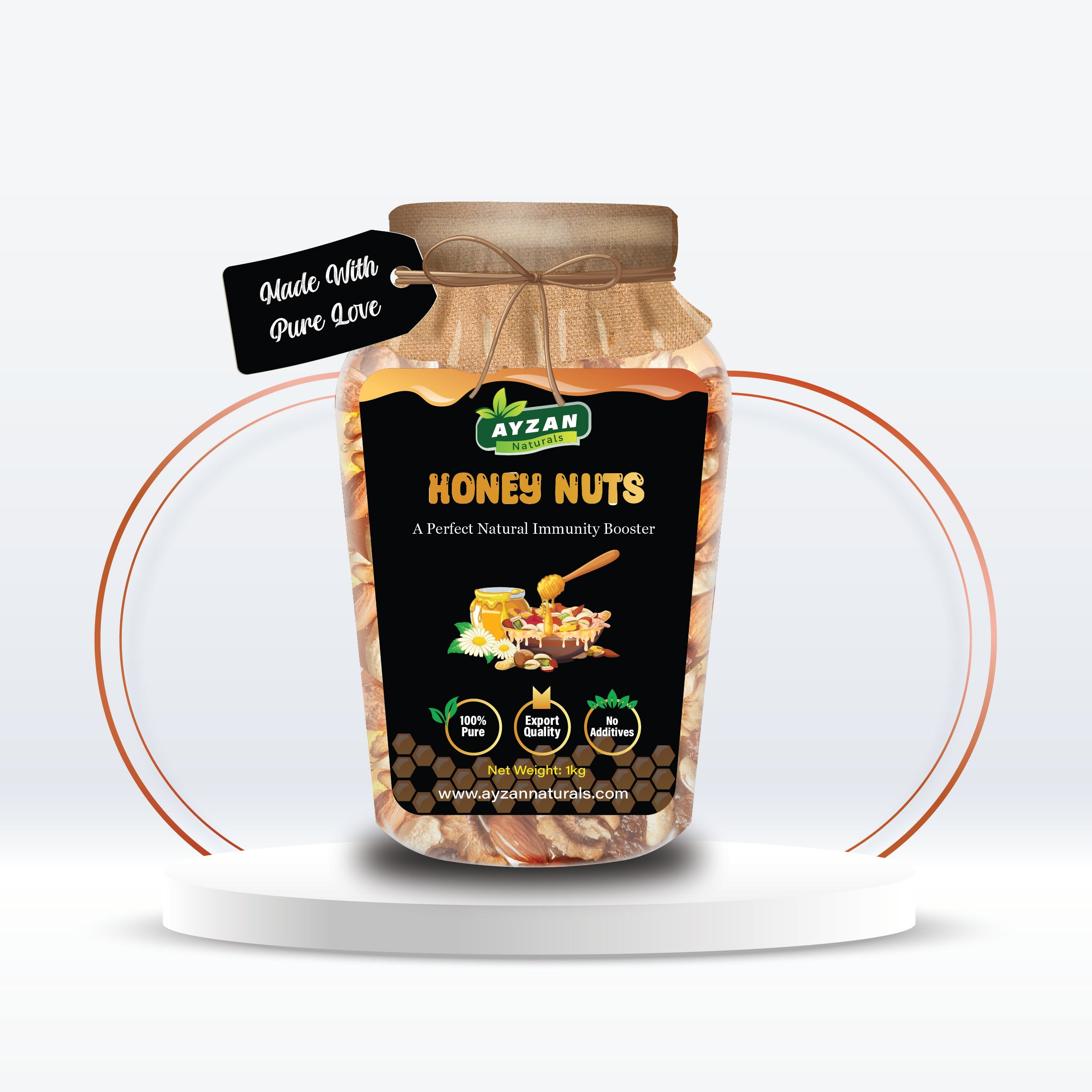 Premium Honey Nuts – Natural Immunity & Energy Booster | 100% Pure