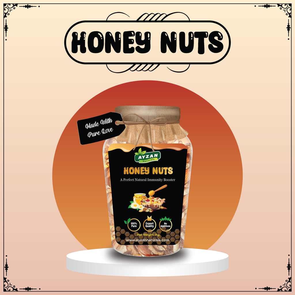 Premium Honey Nuts – Natural Immunity & Energy Booster | 100% Pure