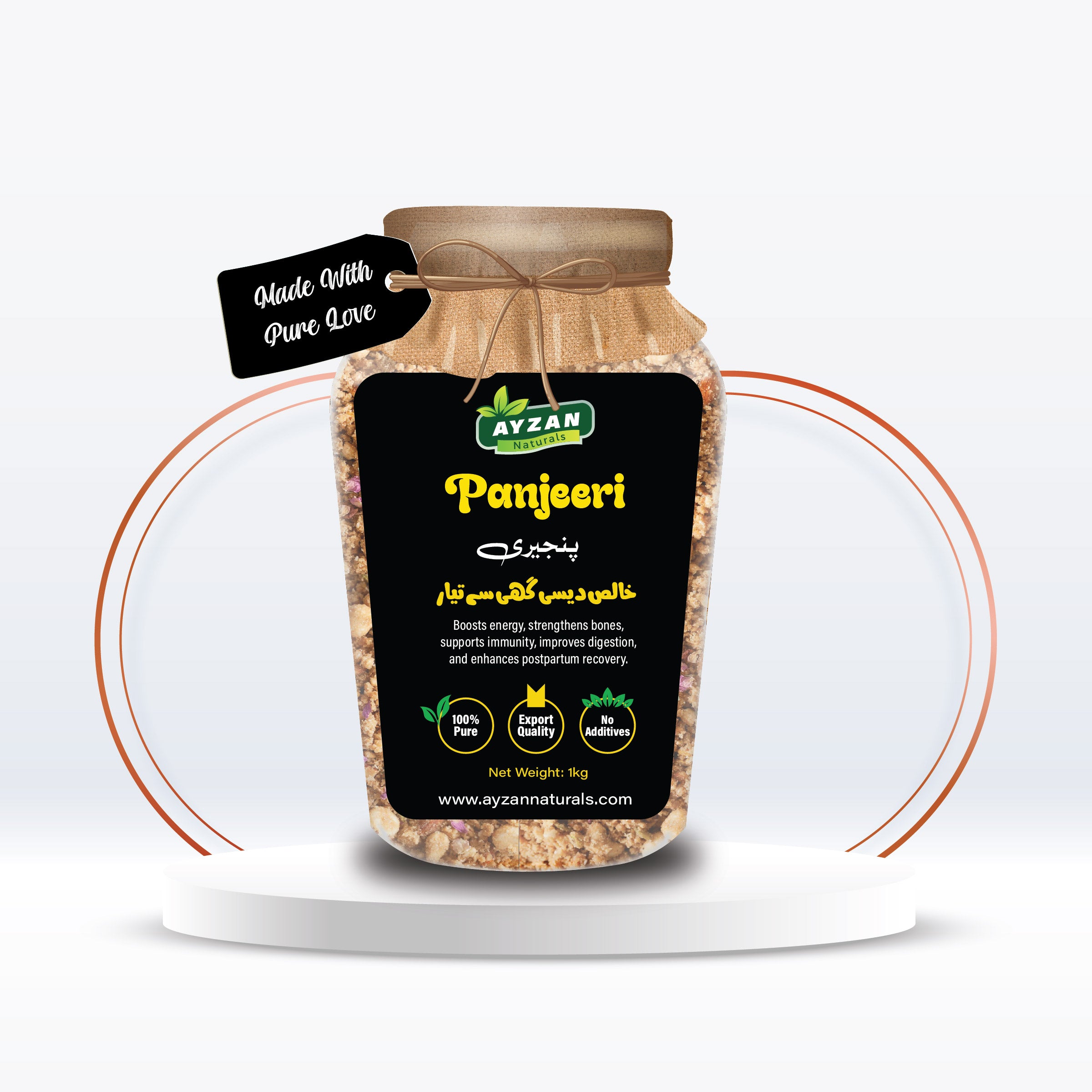 Pure Desi Ghee Panjeeri – Premium Energy & Strength Formula | 100% Natural